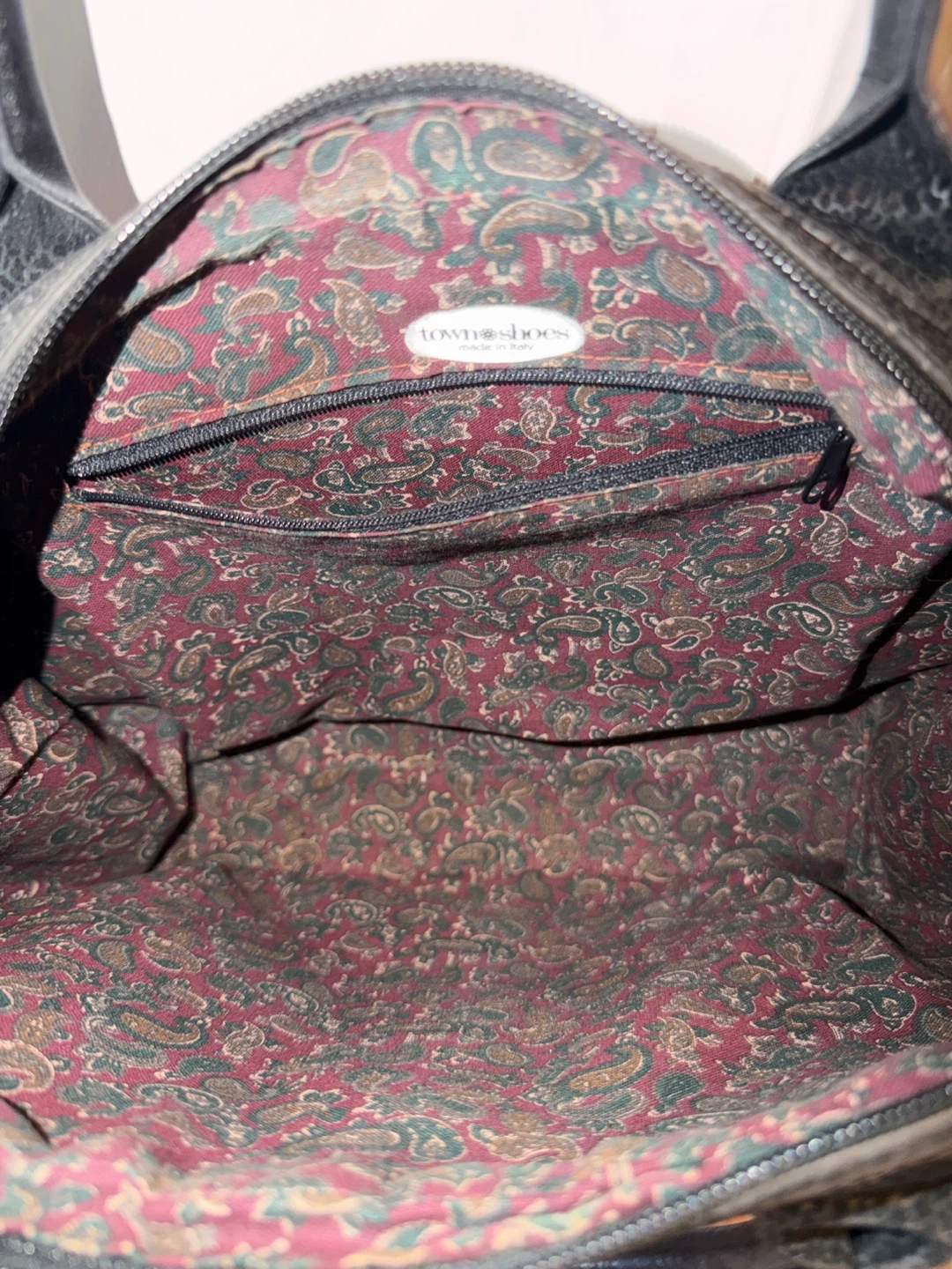 Black Textured Satchel Handbag - photo 3