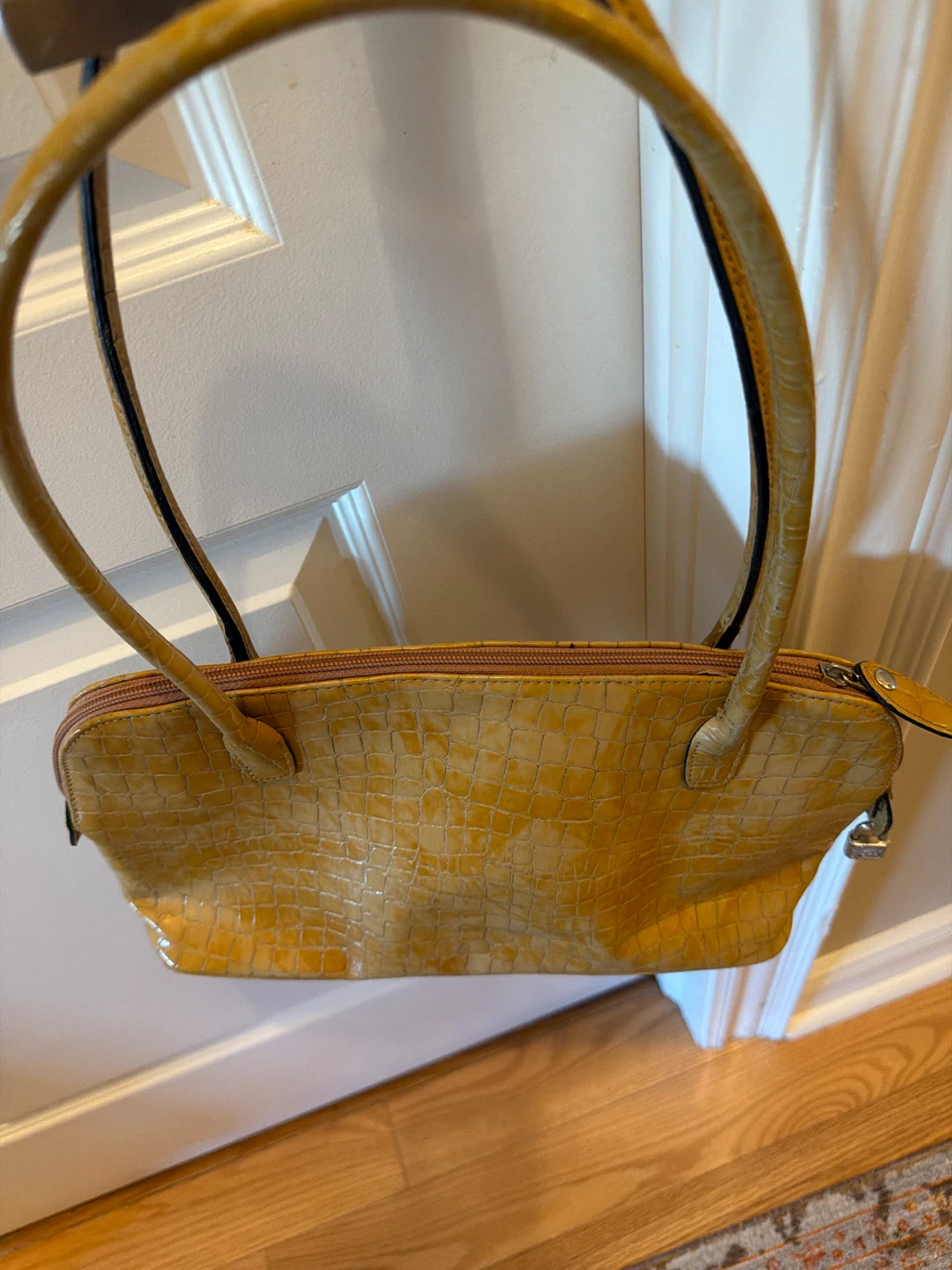Faux Croc Shoulder Bag - photo 3