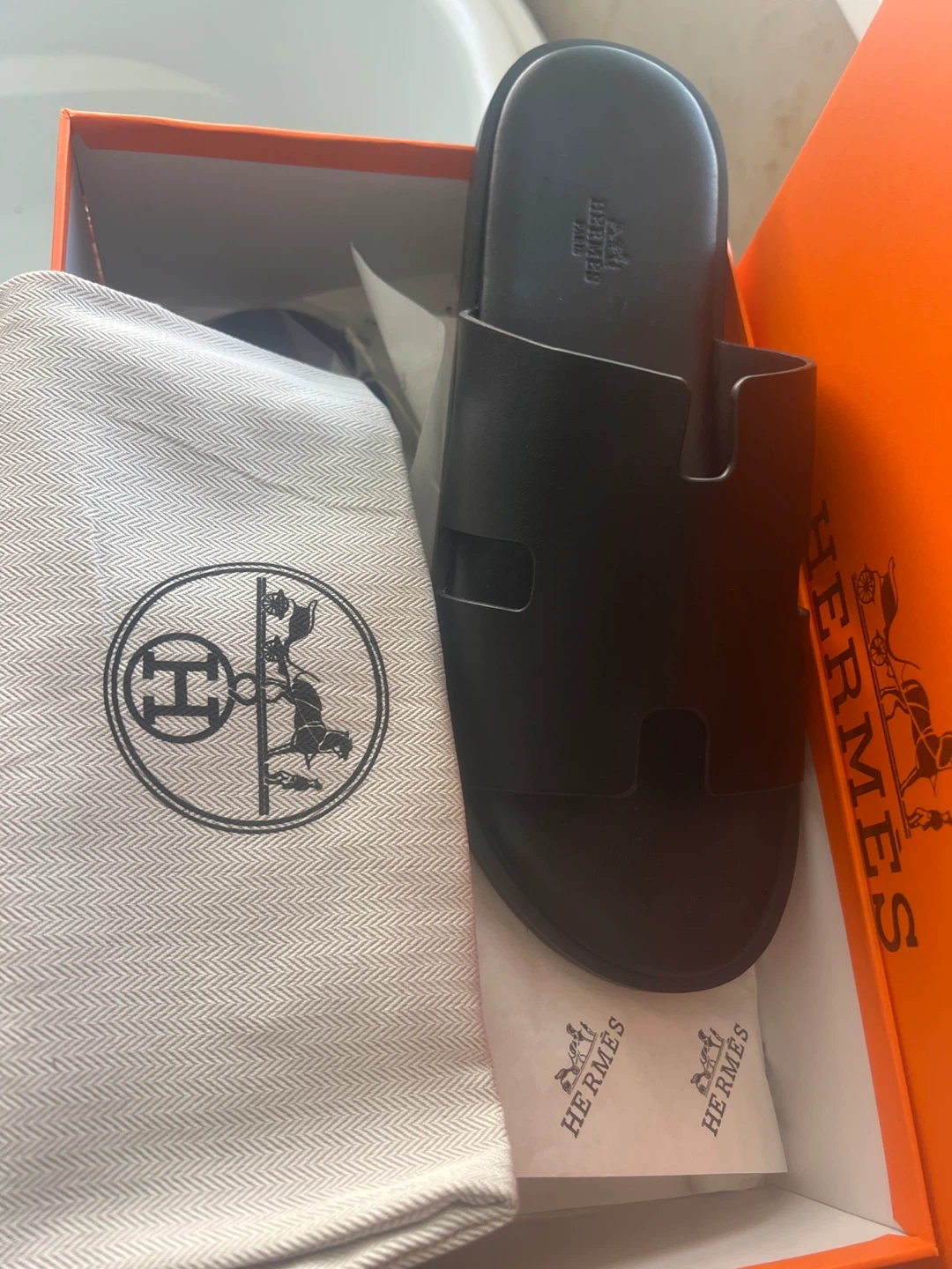 Hermès Paris Black Sandals - photo 5