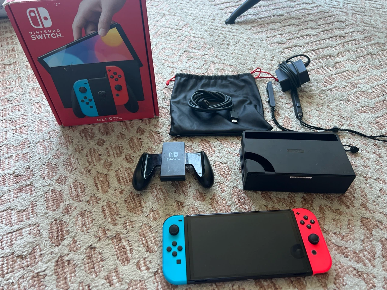 Nintendo switch oled including everything with the original box