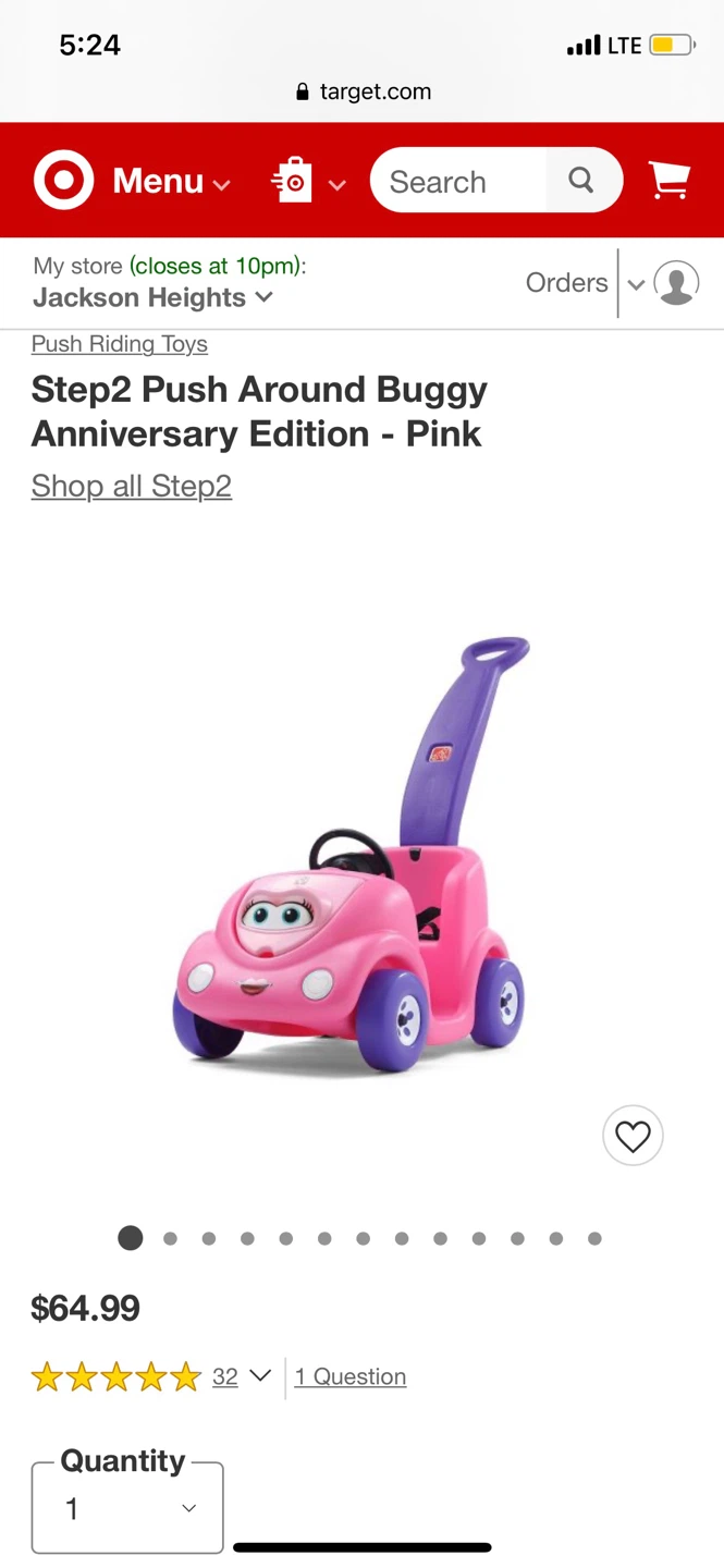 Step2 Push Around Buggy Anniversary Edition - Pink - photo 5