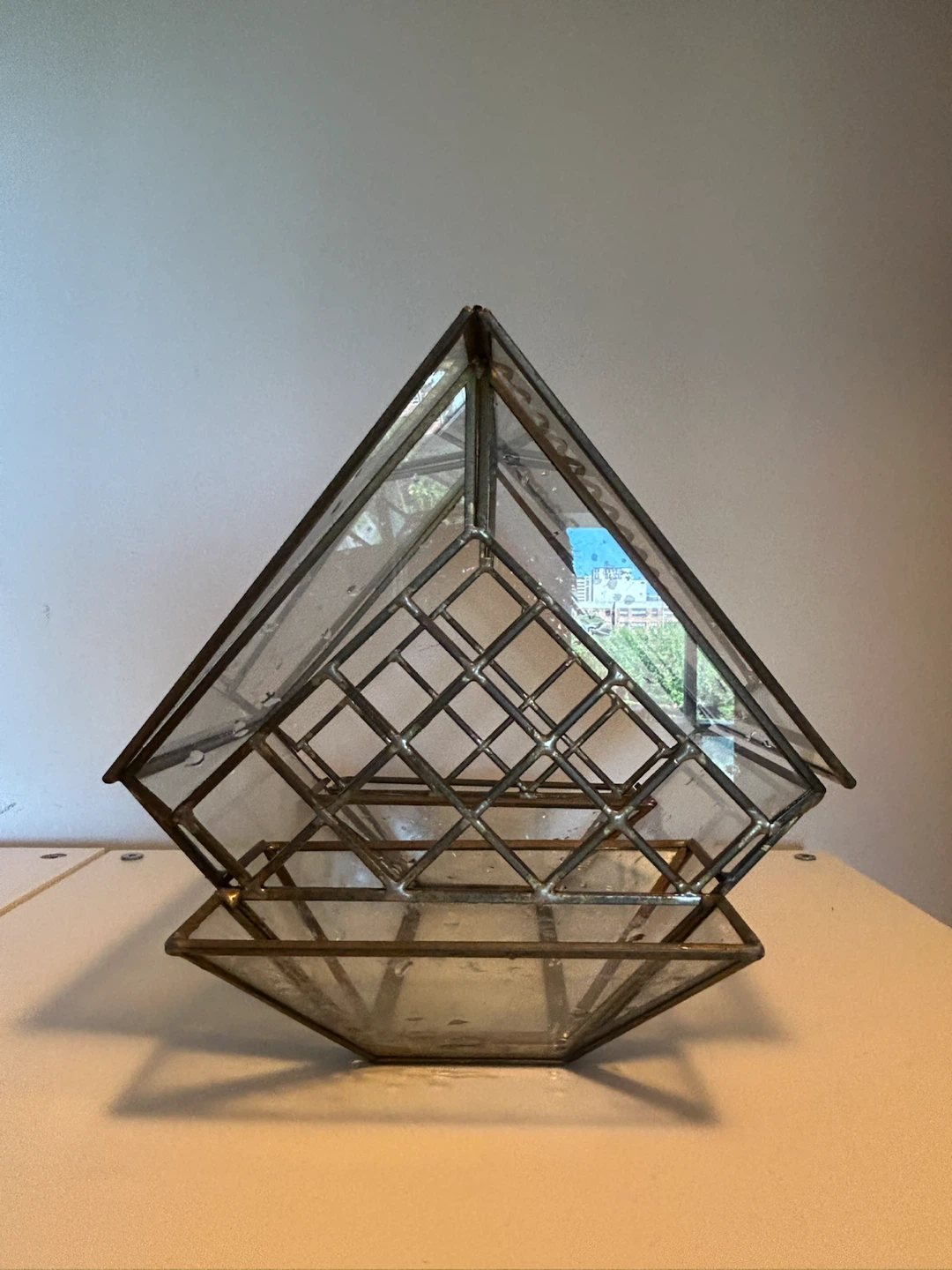 Glass Terrarium or Bird Feeder - photo 2