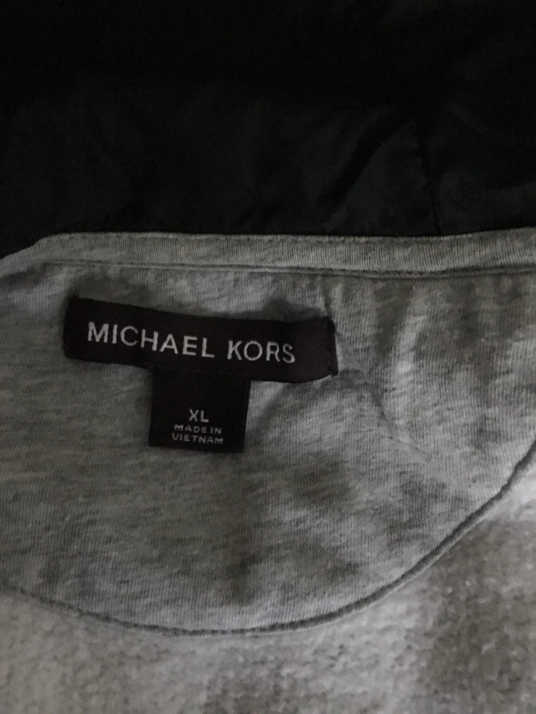 Michael Kors Grey Zip-Up Hoodie XL