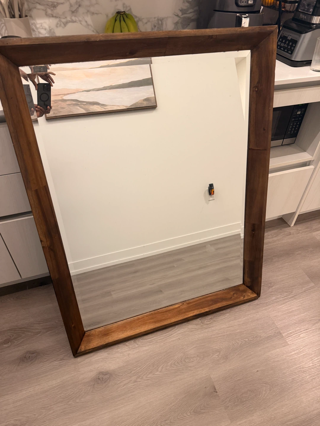 Wooden Framed Full Length Mirror - photo 4