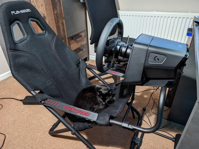 Racing Seat ,Logitech G920 Racing Wheel, Pedals, and Shifter