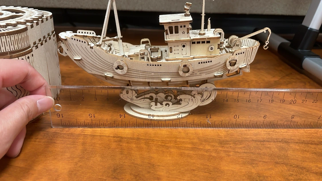 All for $5 ROKR Wooden Mechanical Lock Box Model - photo 4