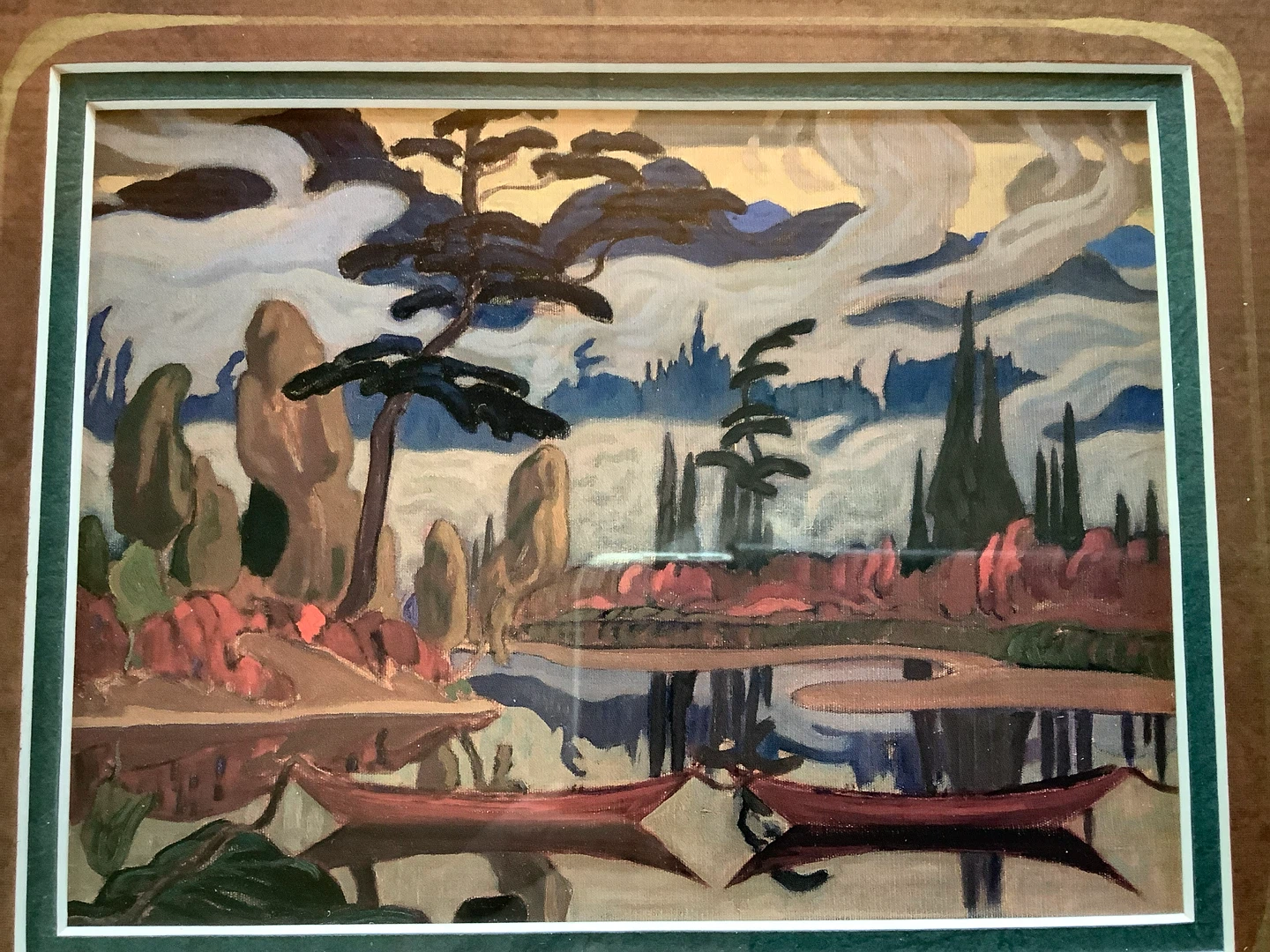 Grp of 7 JEH MacDonald’s Print “Mist Fantasy Sand River Algoma” - photo 2