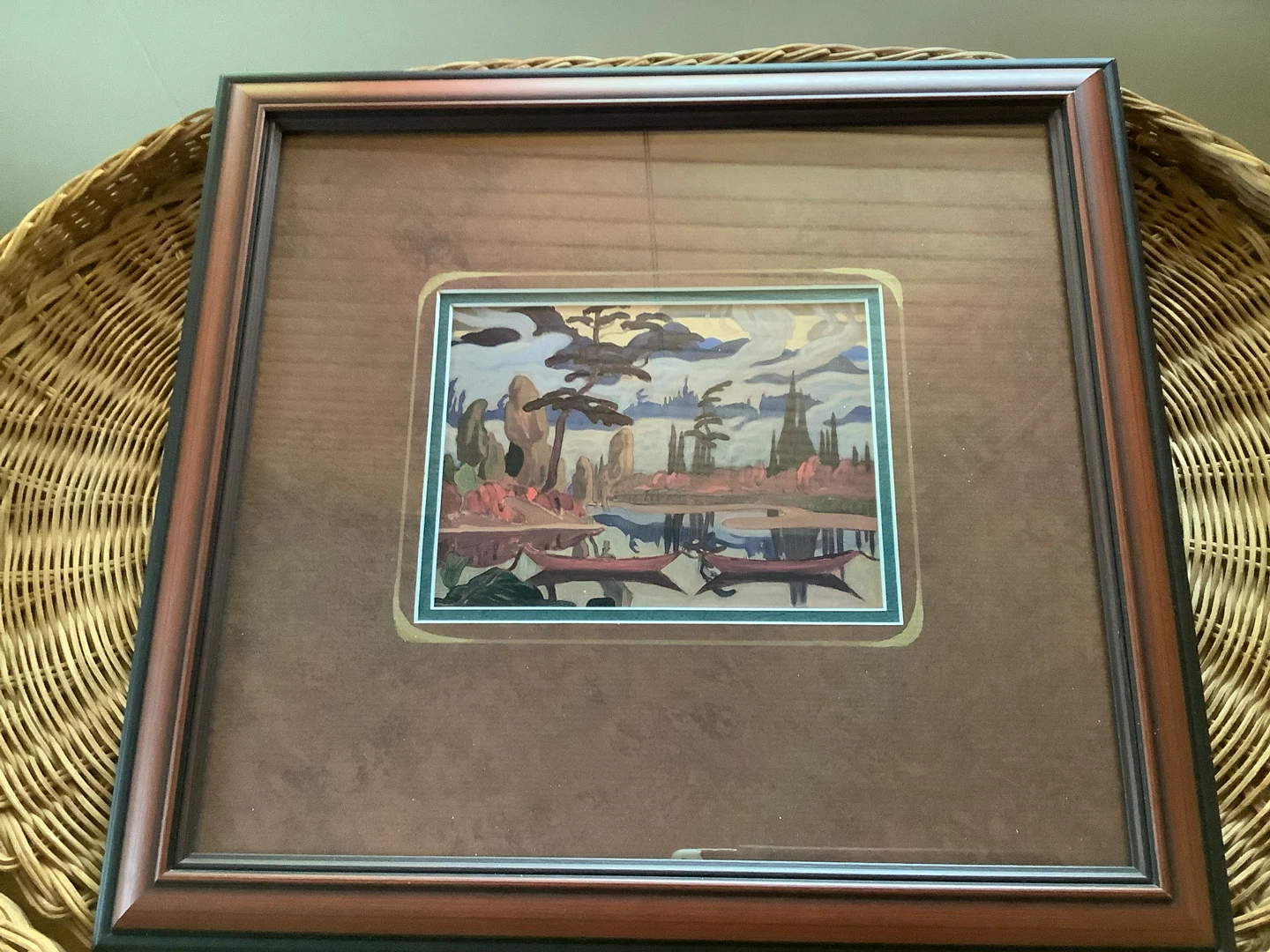 Grp of 7 JEH MacDonald’s Print “Mist Fantasy Sand River Algoma” - photo 5
