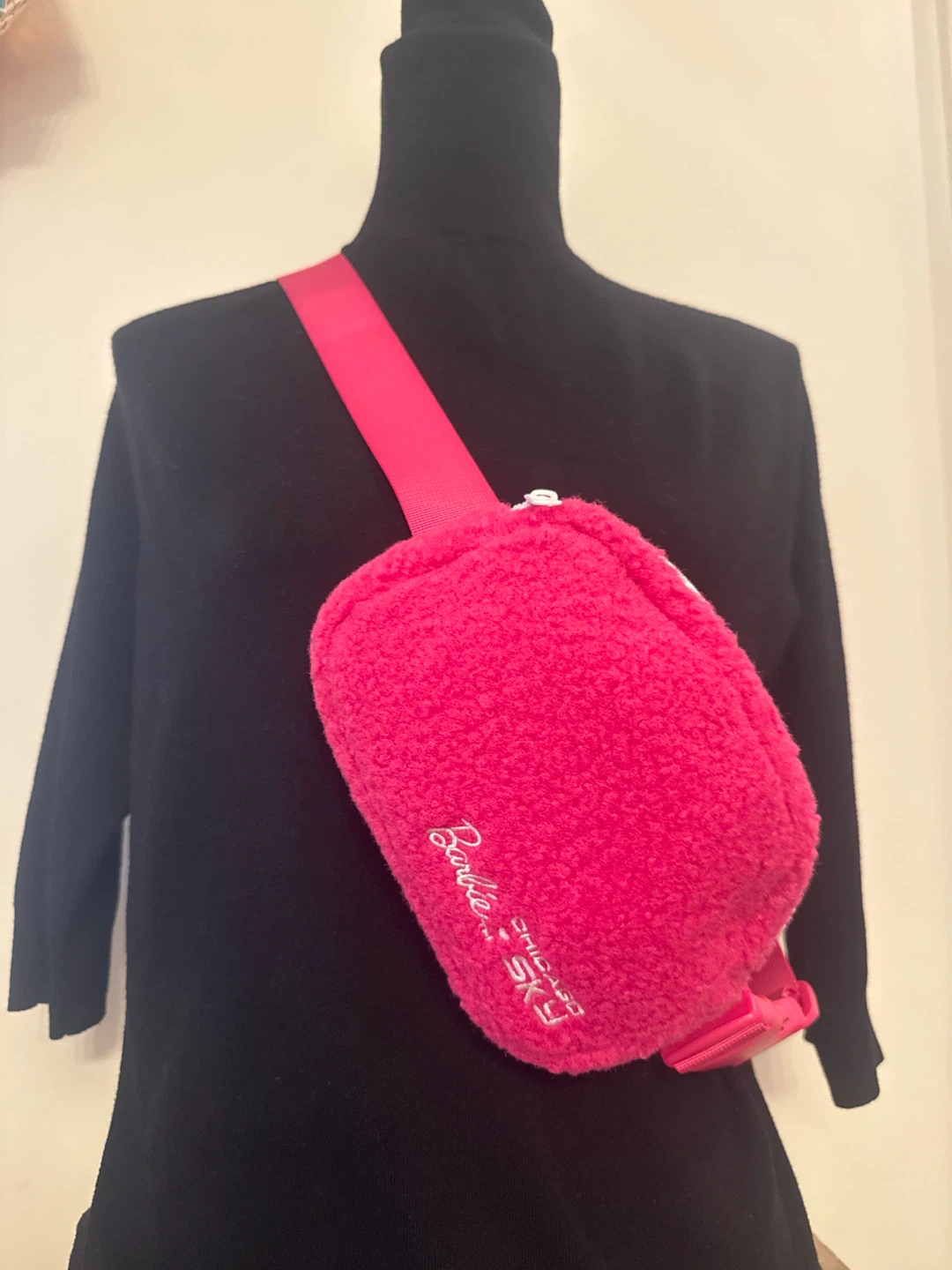 Barbie “NEW” CHICAGO SKY  Pink Fuzzy Fanny Pack