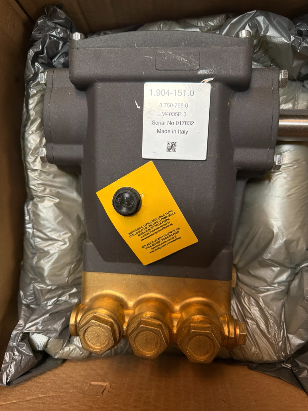 Hawk LM4035R.3 Pressure Washer Pump