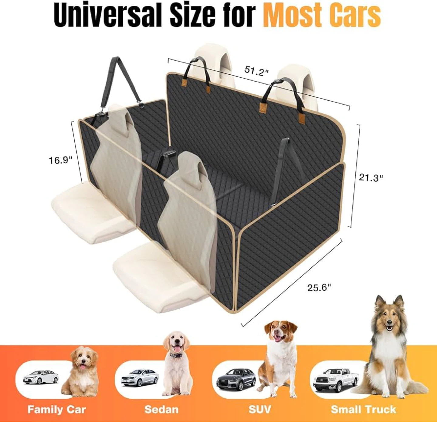 Lekespring Back Seat Extender for pets - BNIB - photo 4