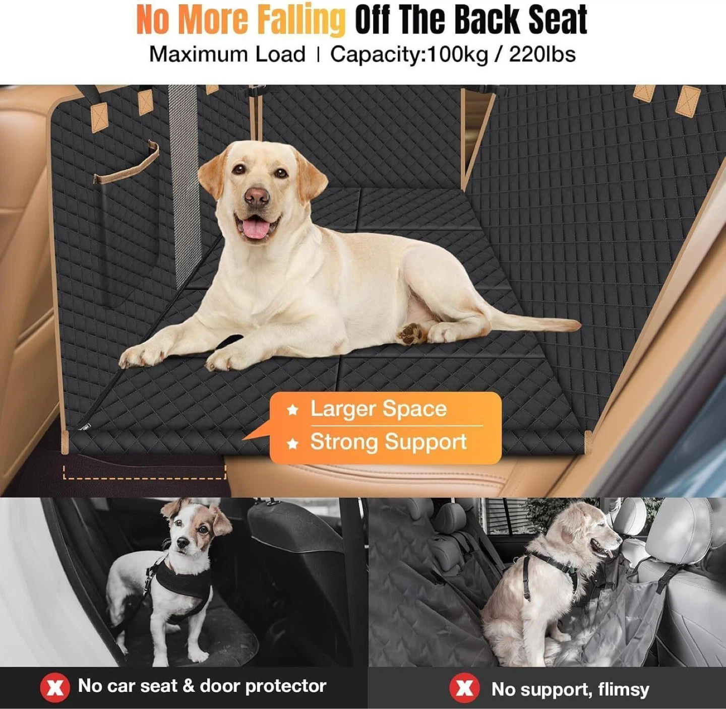 Lekespring Back Seat Extender for pets - BNIB - photo 3