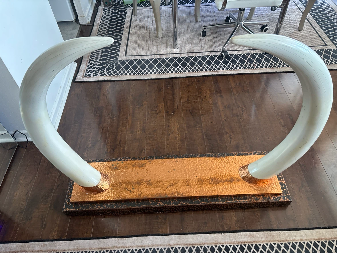 Decorative Tusk Style Display Piece