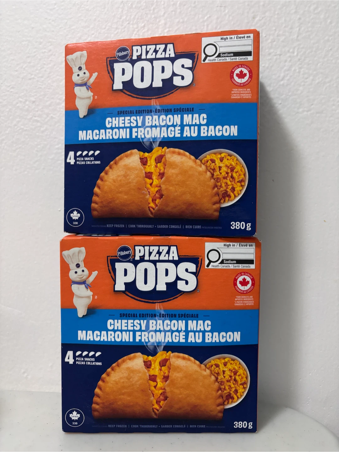 Pillsbury Pizza Pops Cheesy Bacon Mac (4 Pack)