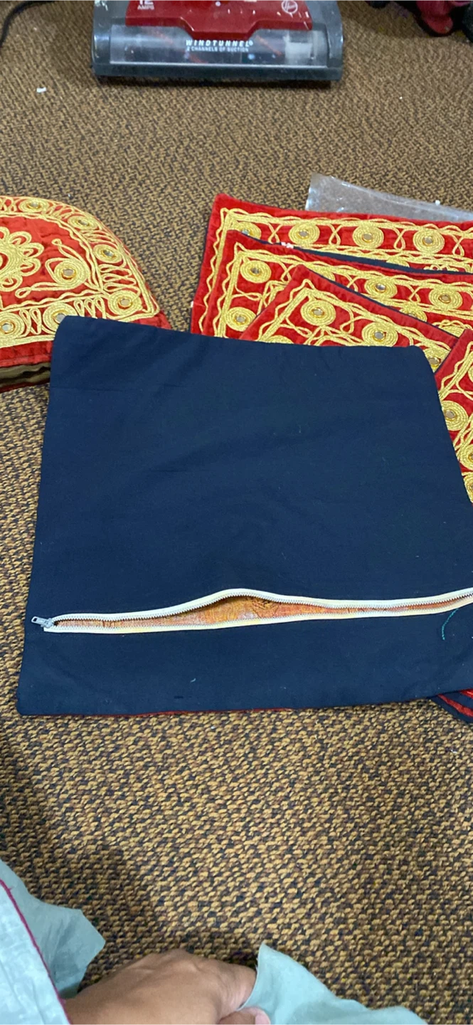 Brand New Traditional Embroidered Cushion Cover Set - photo 2