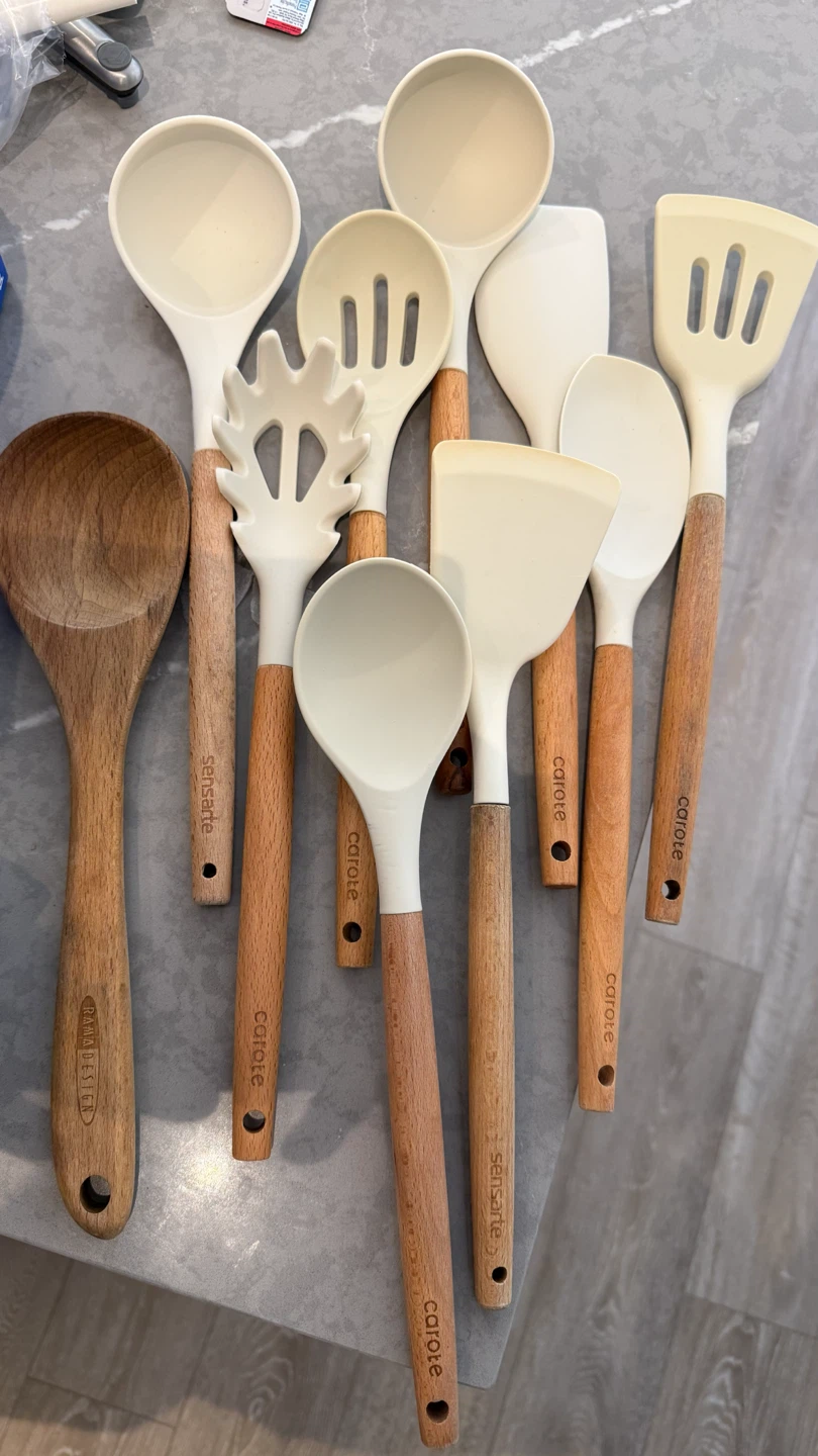 Carote and Sensarte Silicone Kitchen Utensil Set
