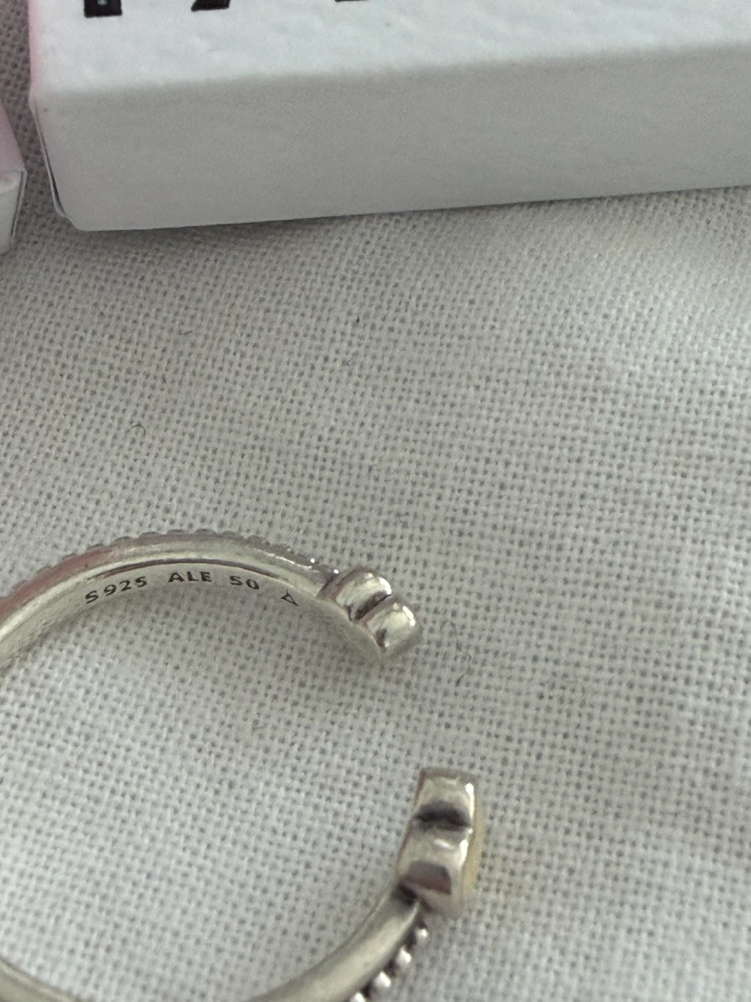 Pandora Sterling Silver Open Ring with Hearts - photo 2