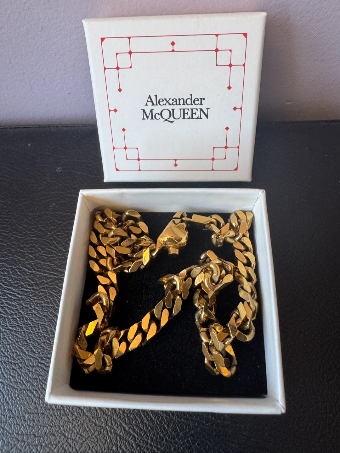 Alexander McQueen Gold Tone Chain Necklace - photo 2