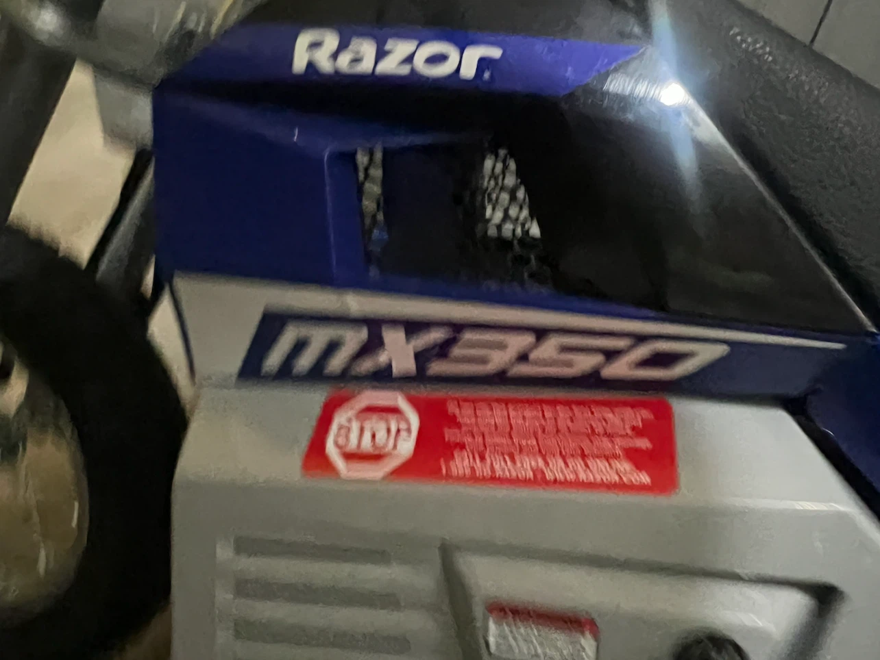 Razor MX350 Dirt Rocket Electric Motocross Motorcycle - photo 3