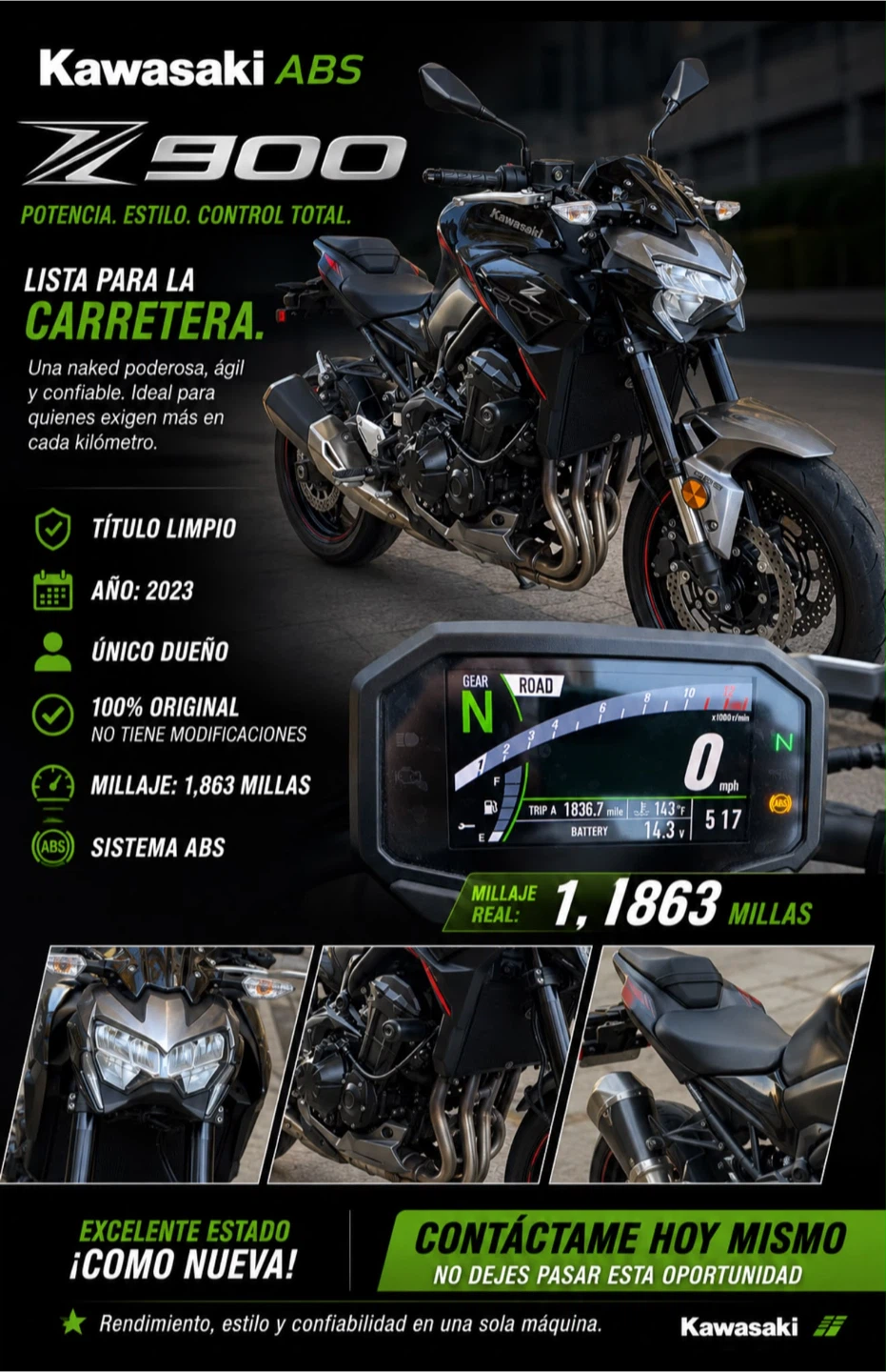 Kawasaki Z900 ABS Motorcycle