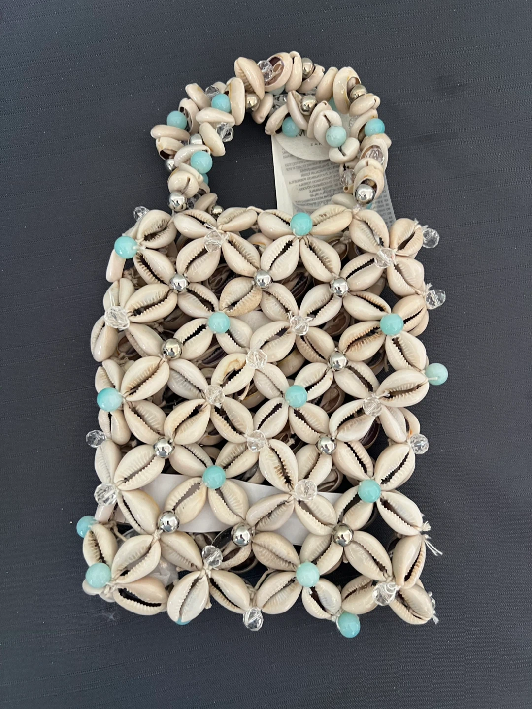 Zara Beaded Shell Mini Bag