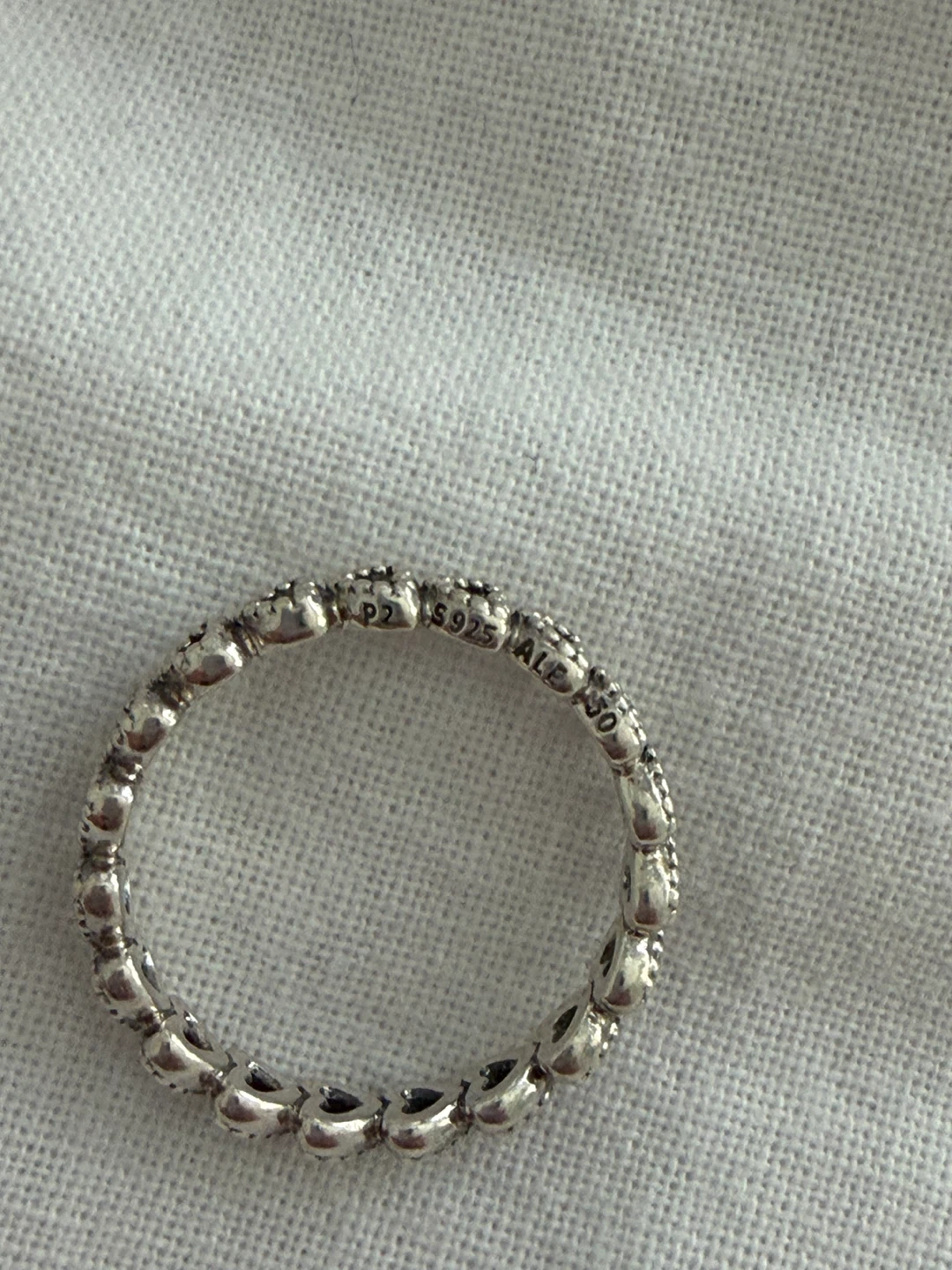 Pandora Band of Hearts Ring Sterling Silver - photo 3