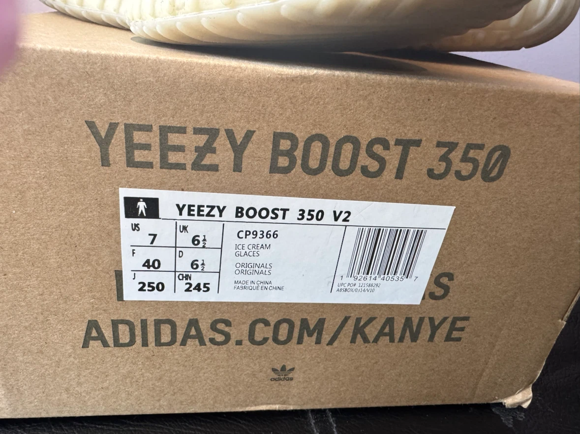 Adidas Yeezy Boost 350 V2 "Ice Cream" Sneakers - photo 5