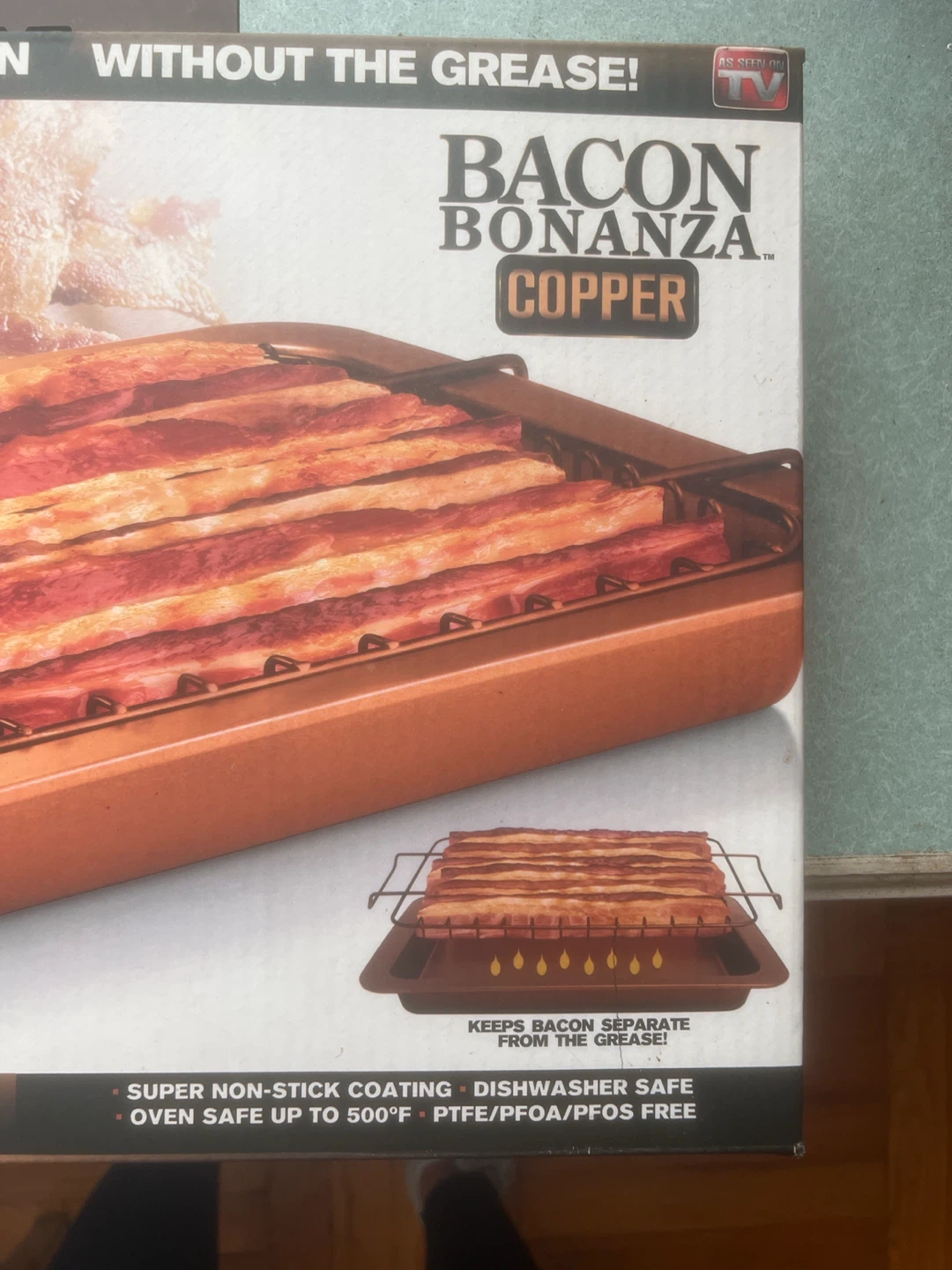 Brand new in box copper bacon pan - photo 2