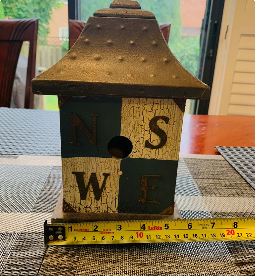 Birdhouse Rustic Garden Patio Decoration - photo 3