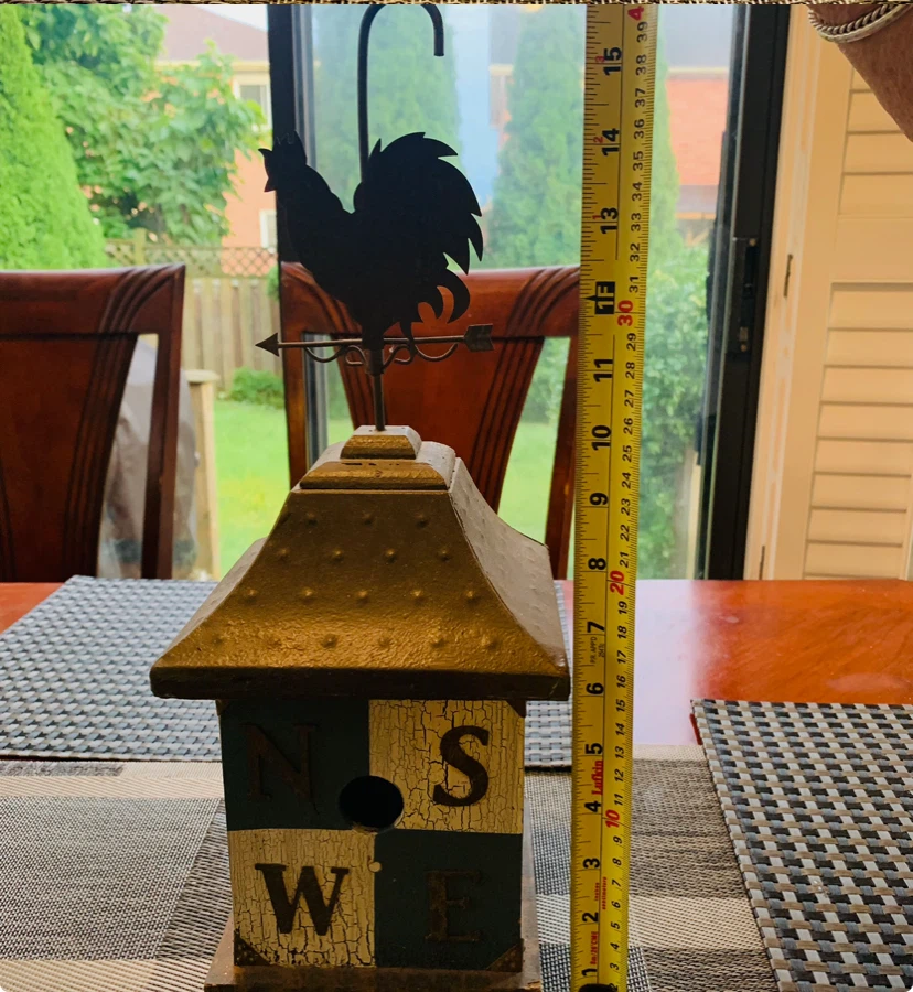 Birdhouse Rustic Garden Patio Decoration - photo 4