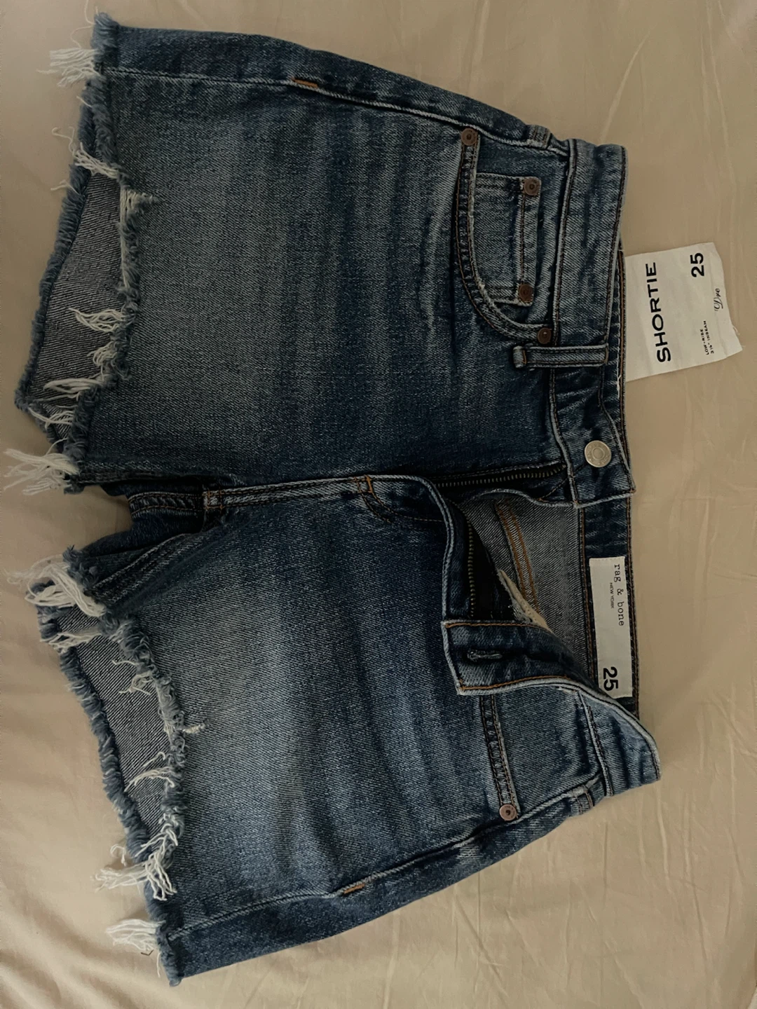 Rag & Bone "Shortie" Denim Shorts Size 25 - photo 3