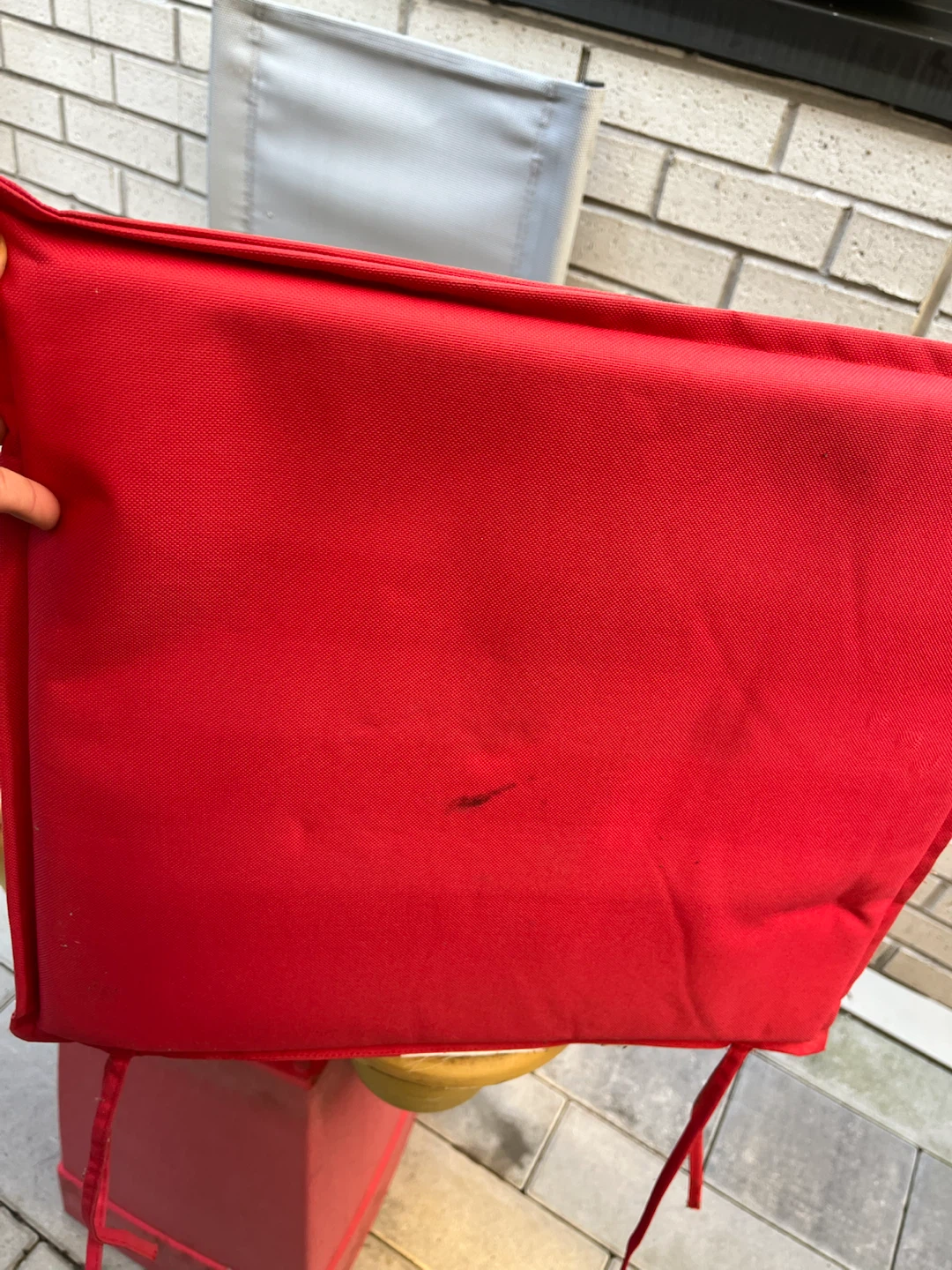 Red Outdoor Seat Cushion - photo 2