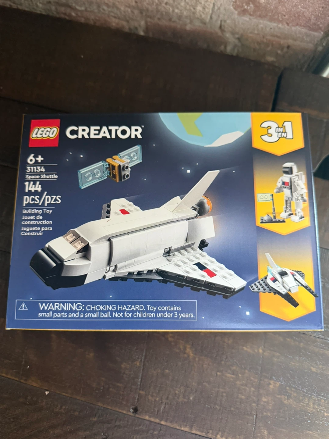 New and sealed LEGO Creator 31134 Space Shuttle Building Toy