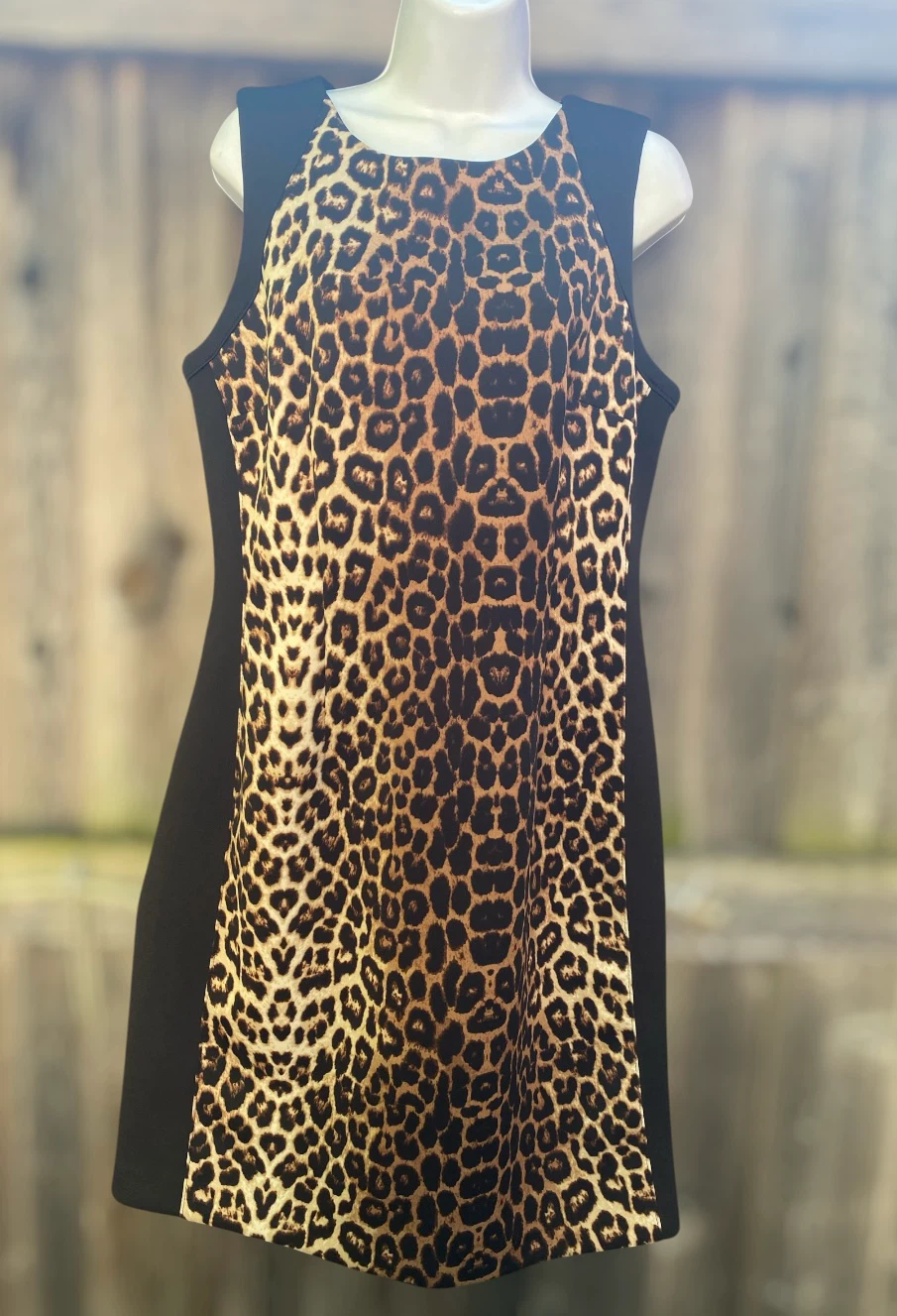Jacob Leopard Print Dress, Size Large