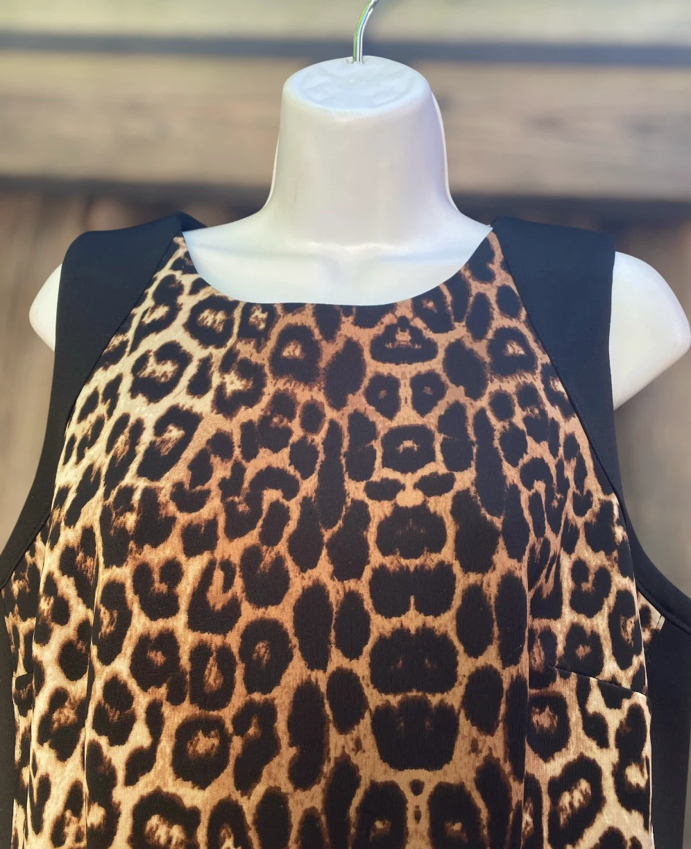Jacob Leopard Print Dress, Size Large - photo 4