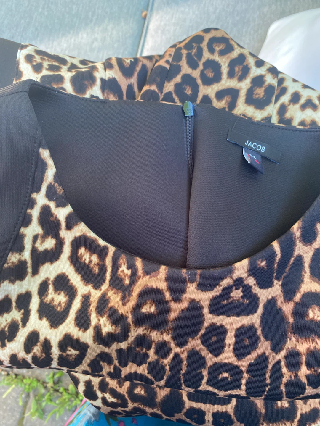 Jacob Leopard Print Dress, Size Large - photo 5