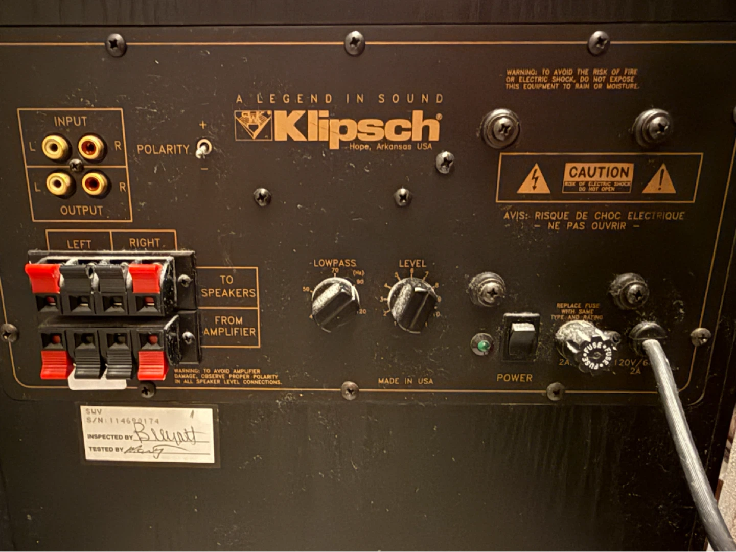 Klipsch Powered Subwoofer - photo 3