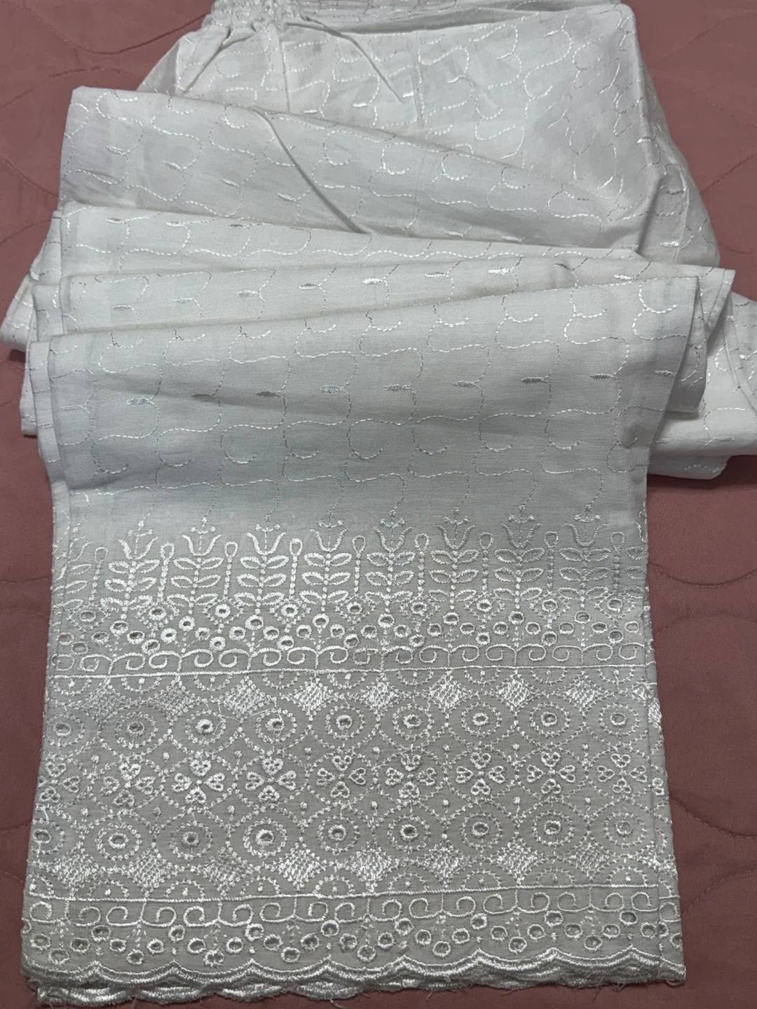 Brand new cotton embroidered pant - photo 3