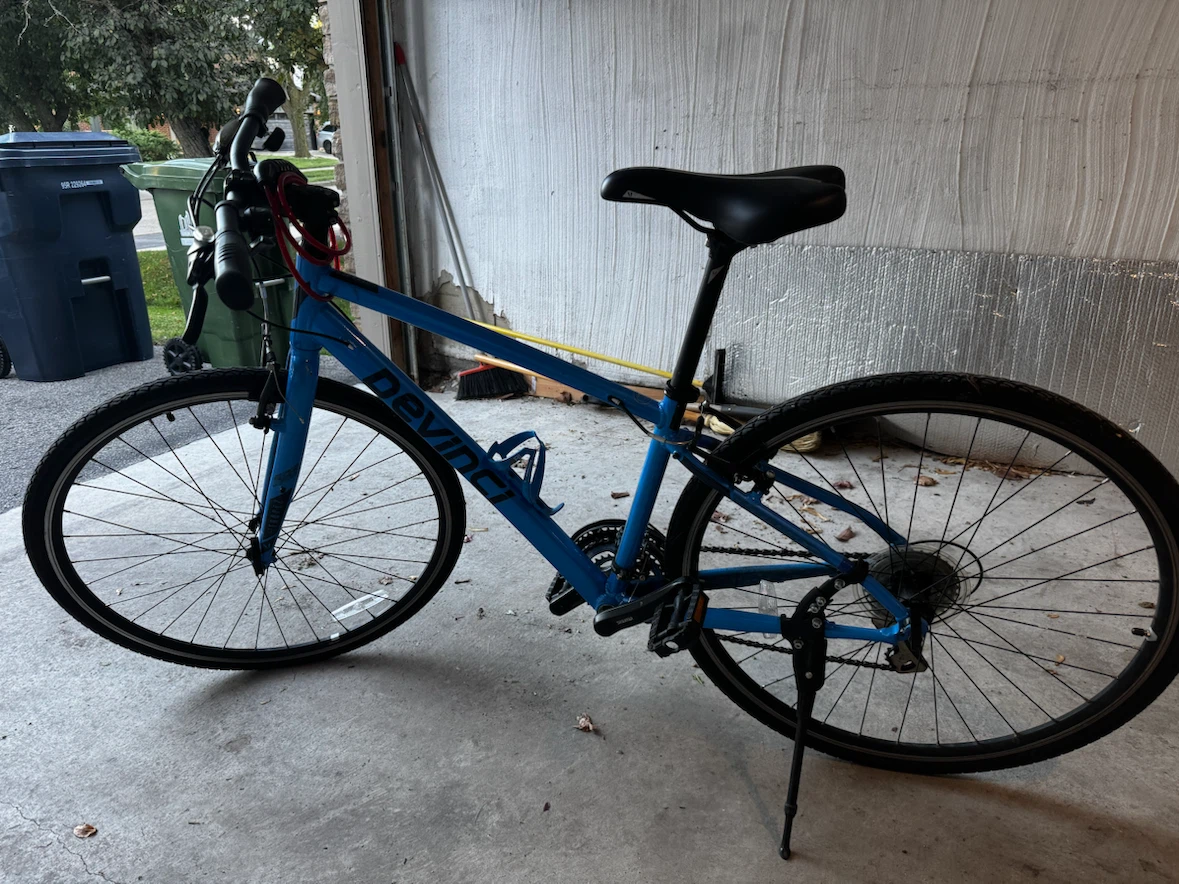 Blue Devinci Bike