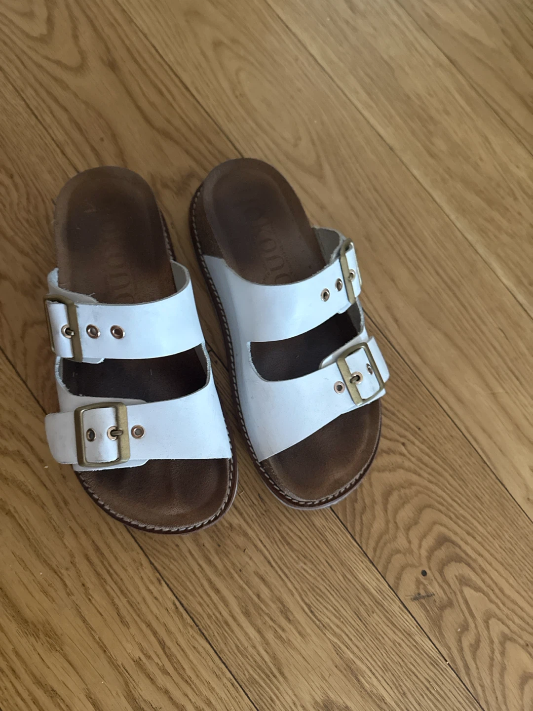 White slipers