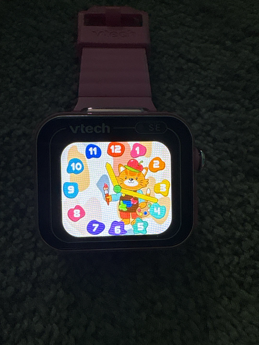 Pink VTEC watch with USB charger