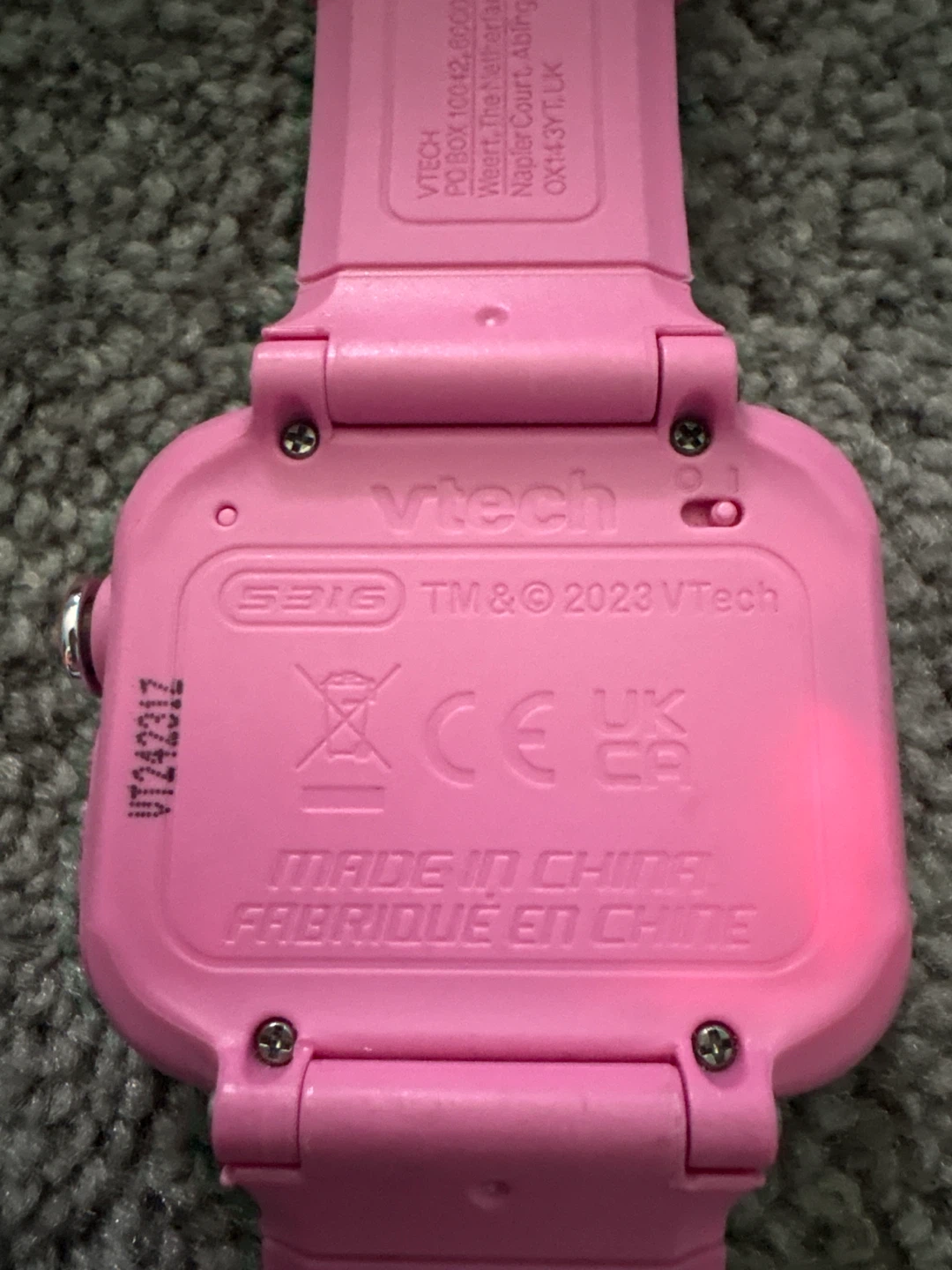 Pink VTEC watch with USB charger - photo 4