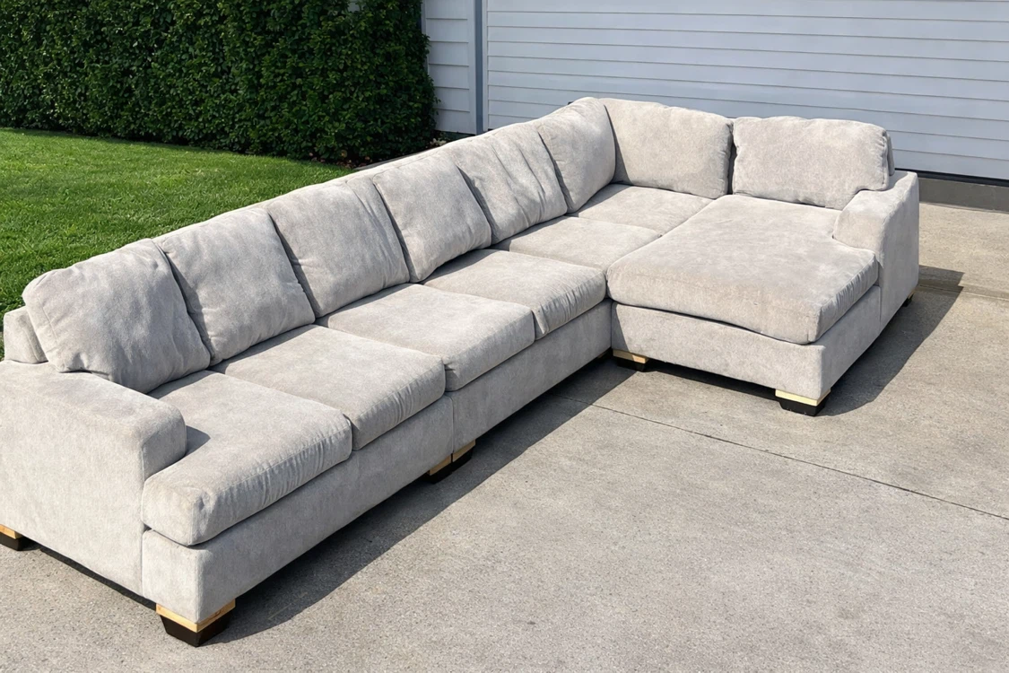 Light Tan Sectional Sofa