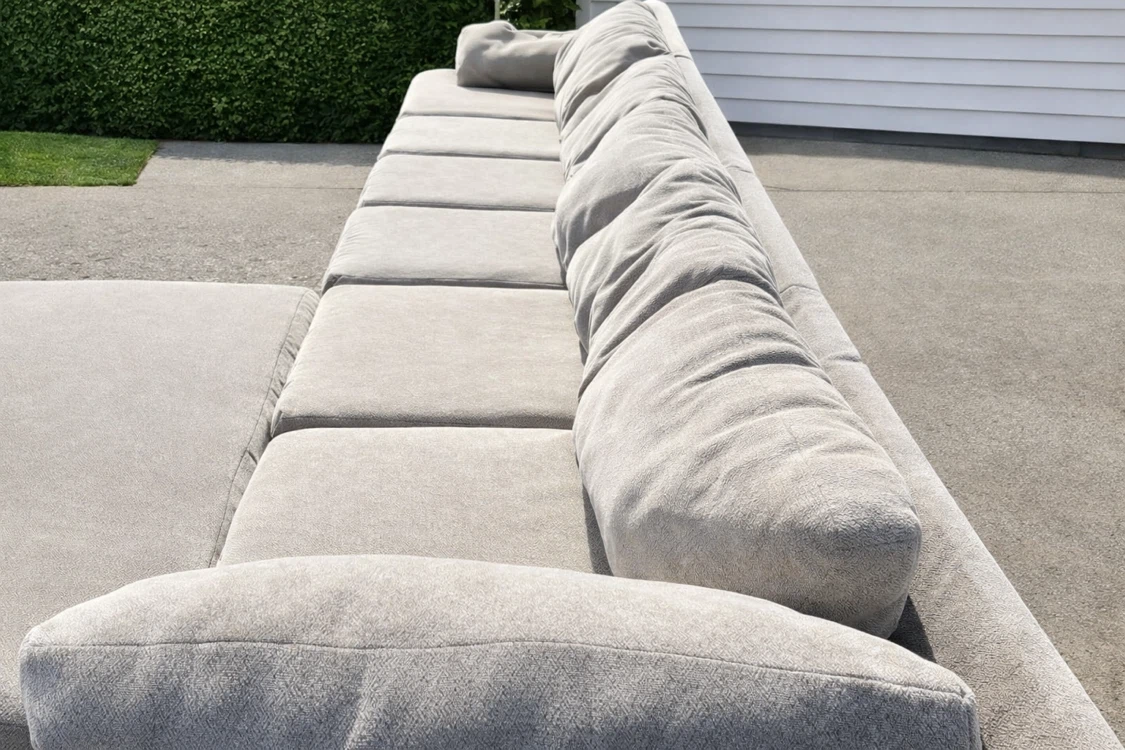 Light Tan Sectional Sofa - photo 2