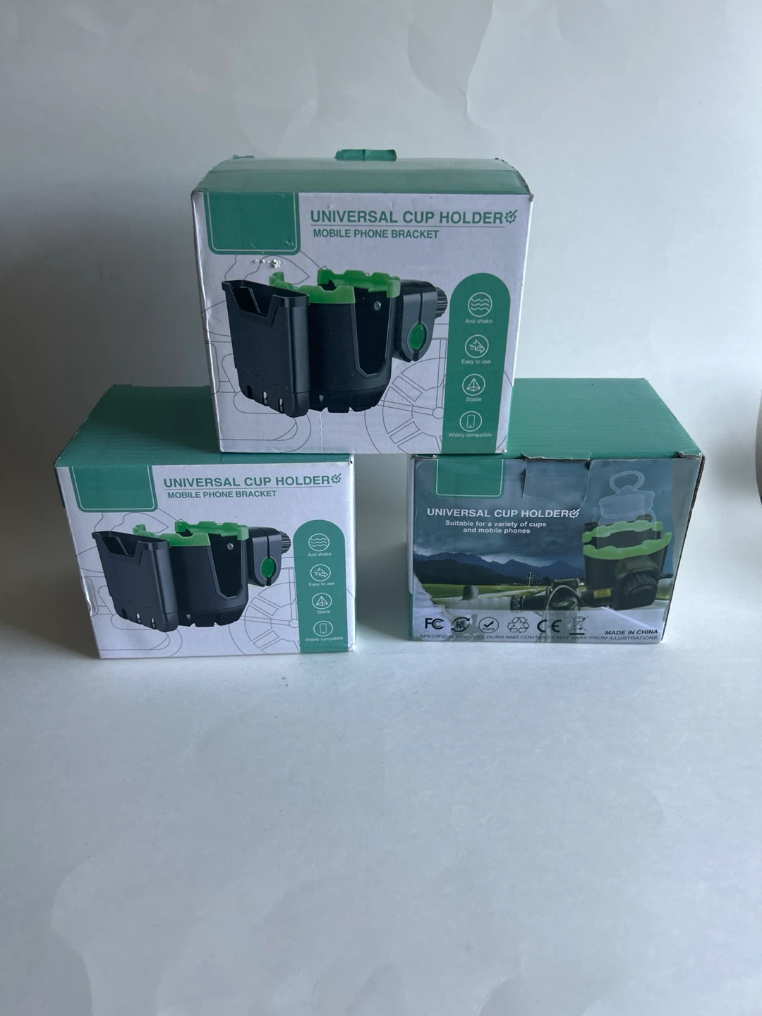 Universal Cup Holder and Mobile Phone Bracket