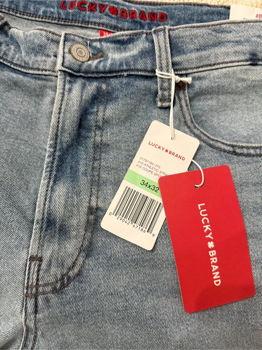Lucky Brand Athletic Straight Jeans 34x32 - photo 4