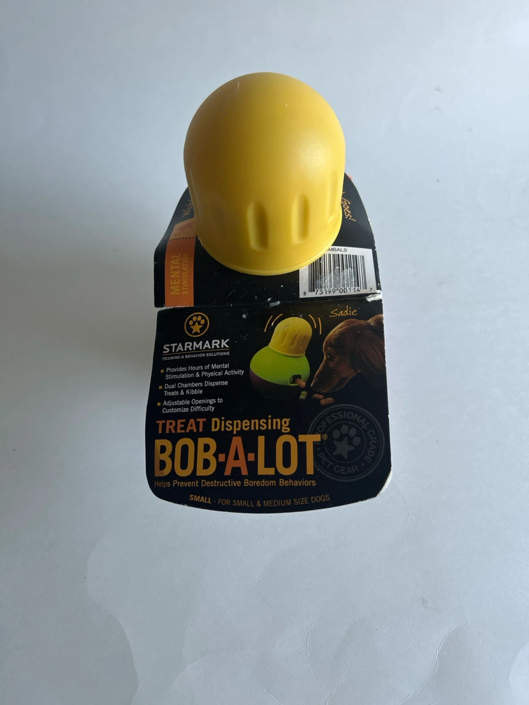 Starmark Bob-A-Lot Treat Dispensing Dog Toy - photo 2