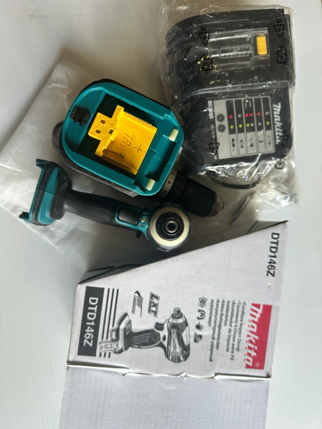 Makita LXT DTD146Z Impact Driver & DHP453Z Hammer Drill Combo - photo 2