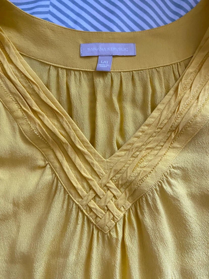 Banana Republic Yellow Tank Top