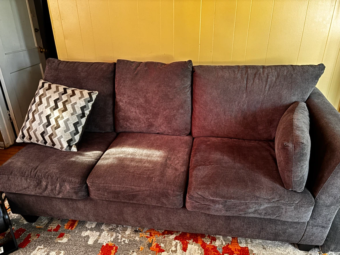 Dark Gray Sectional Sofa - photo 2
